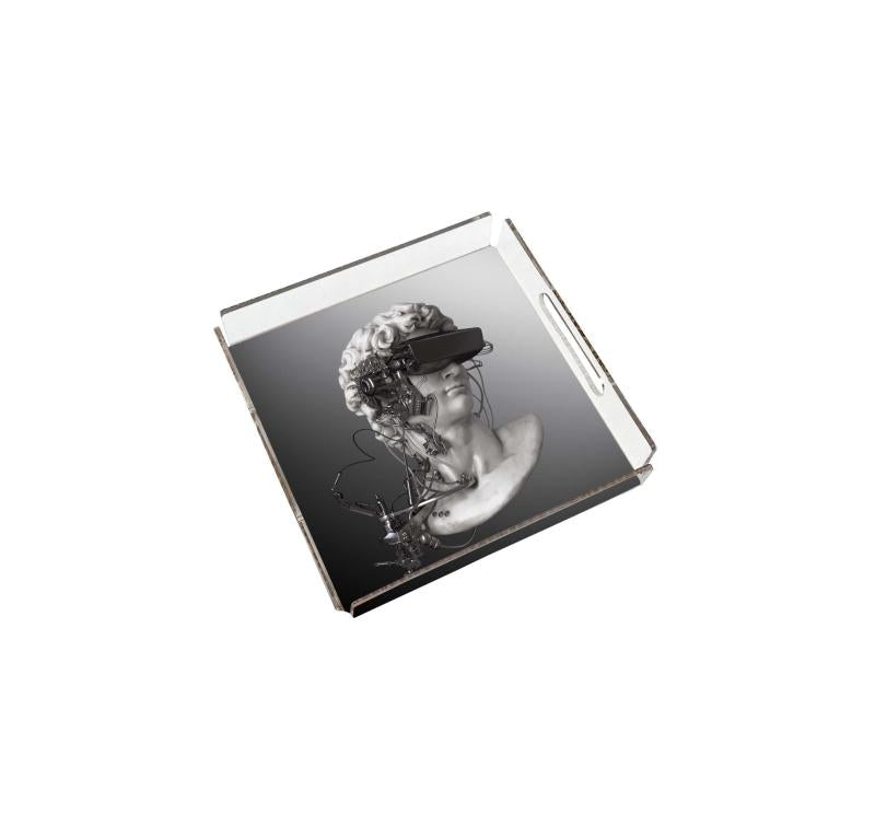Luxury Plexy Tray - Futuristic David Digital Art