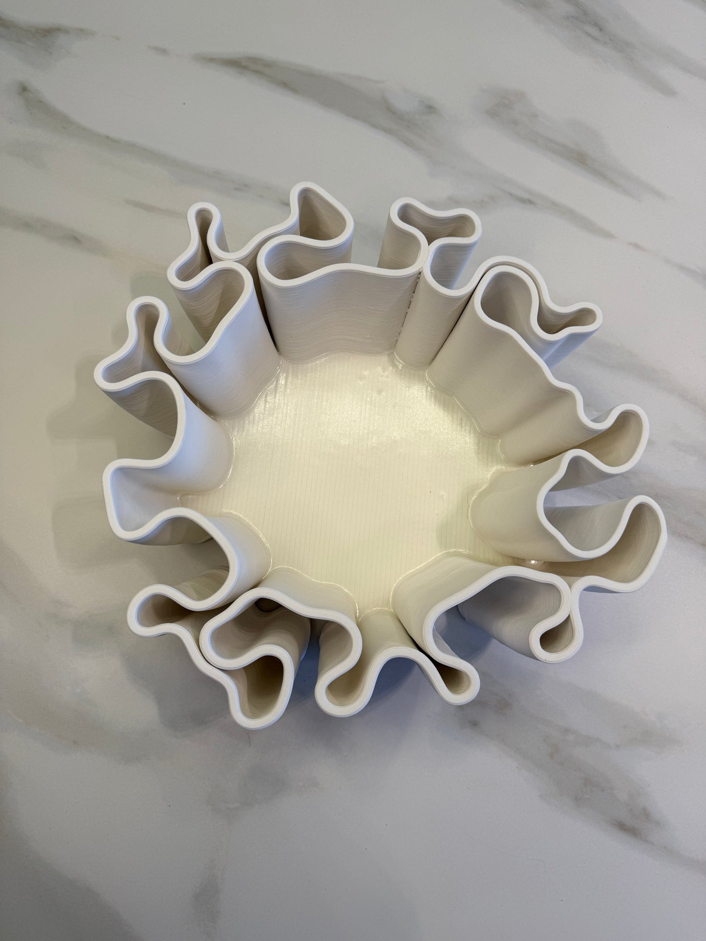 Merlin Living 3D Printing Nordic Vase - Small Modern Decorative Home Accent