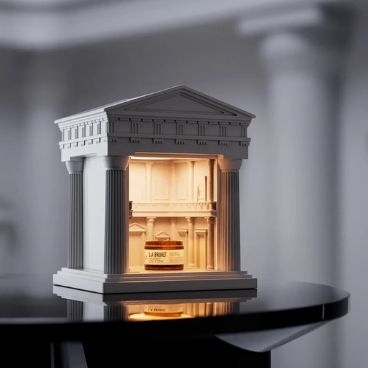 Nordic Luxury Electric Candle Warmer Lamp (Edgy) - Adjustable Brightness Aromatherapy Warmer (US/AU Plug)