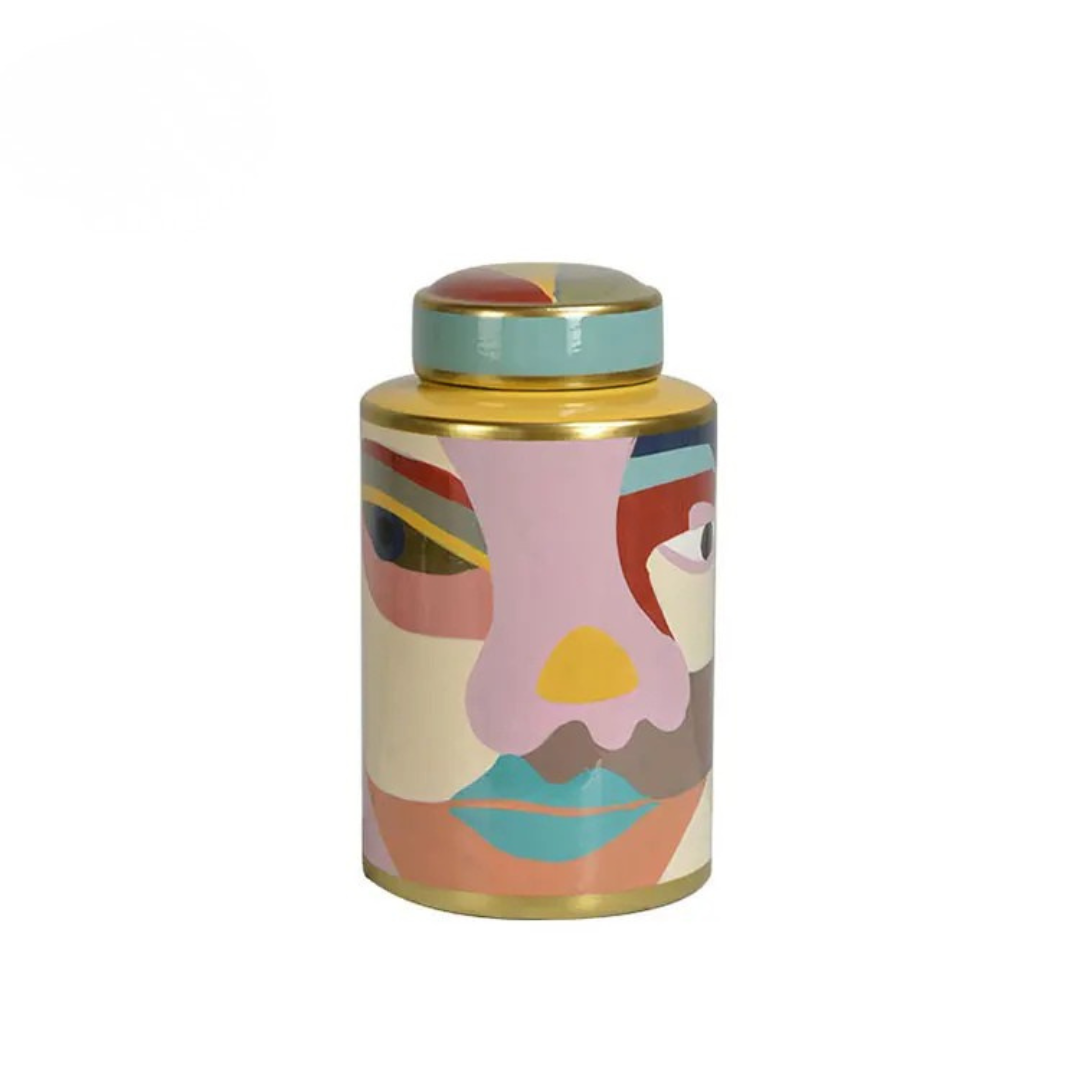 Luxury Ceramic Porcelain Decorative Vase - Elegant Modern Home Accent