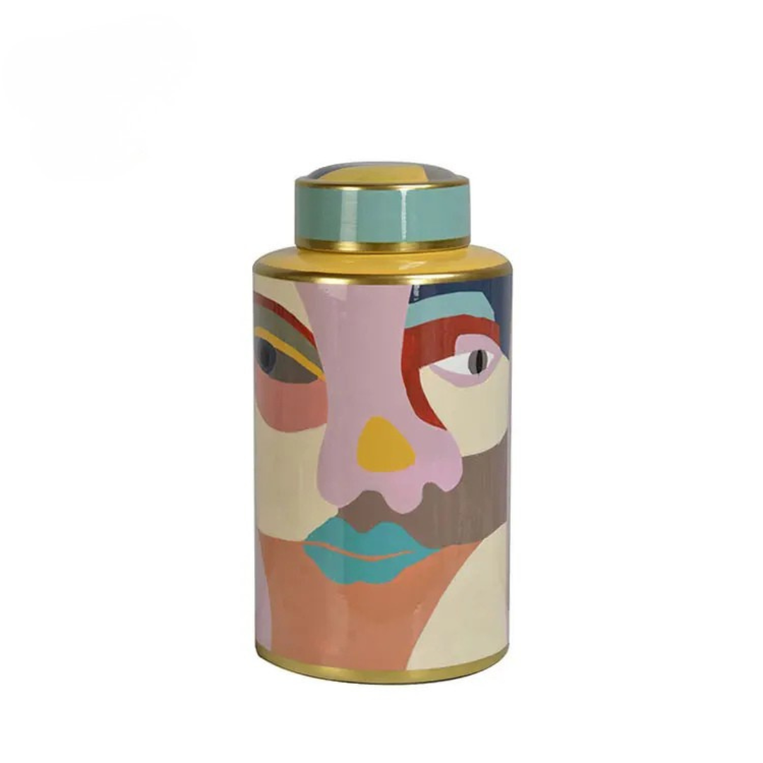 Luxury Ceramic Porcelain Decorative Vase - Elegant Modern Home Accent