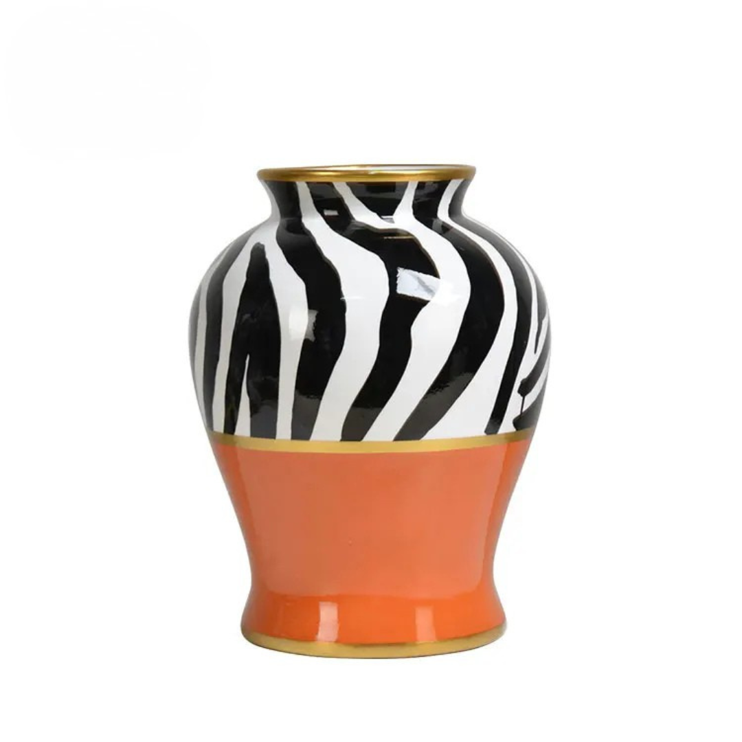 Modern Chinese Style Ceramic Vase - Decorative Flower Home Accent