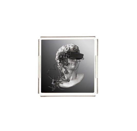 Luxury Plexy Tray - Futuristic David Digital Art