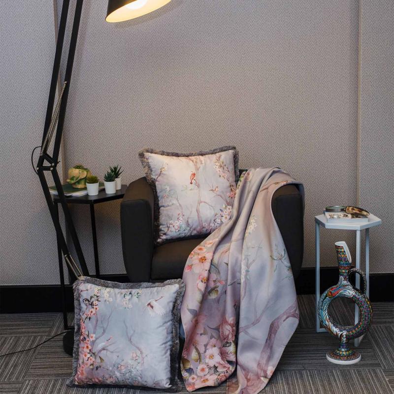 Enchanted Chinoiserie [DOUBLE FACED] Velvet Cushion