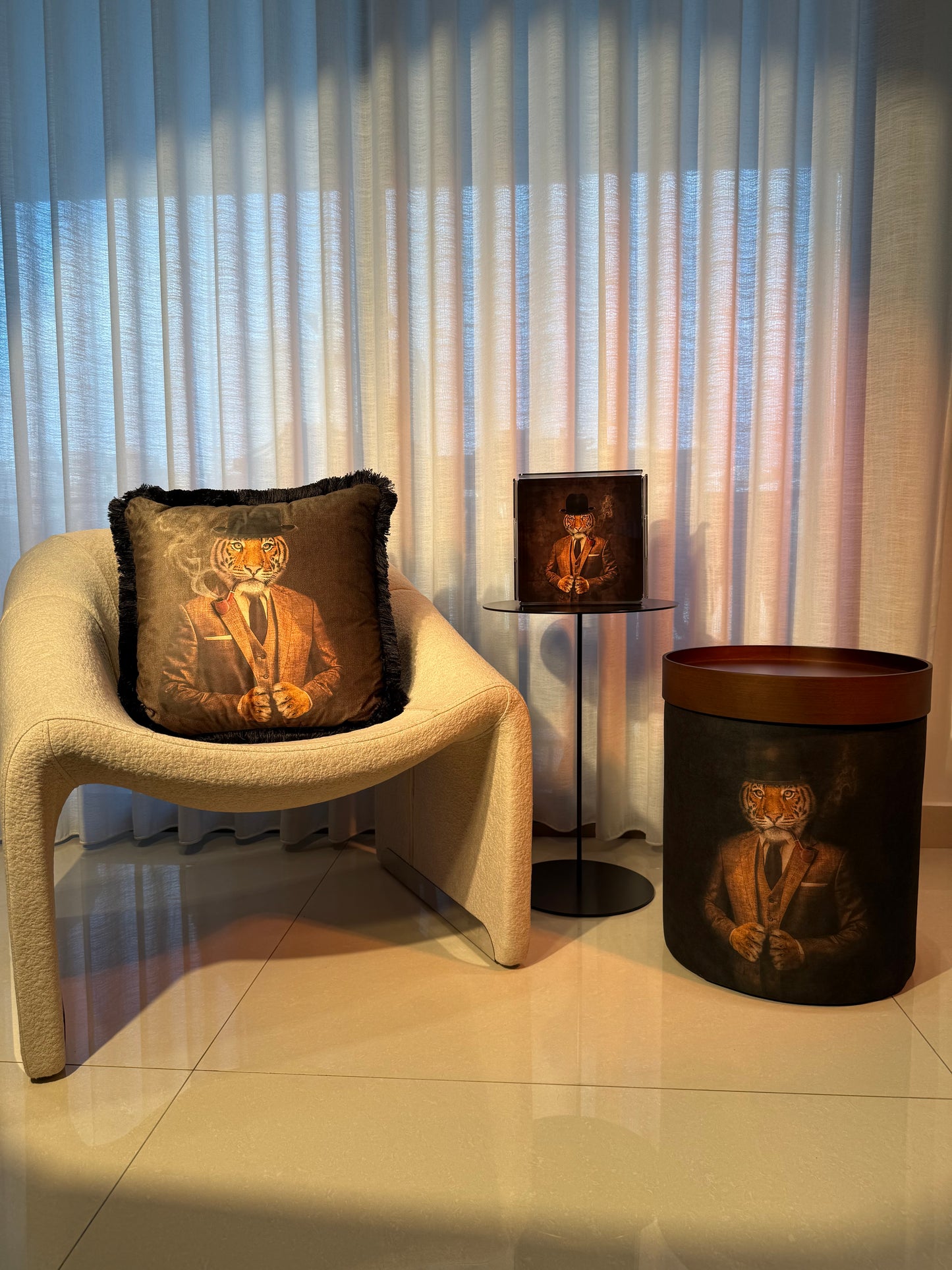 The Bold Visionary: Mr. Tiger Plexy Tray