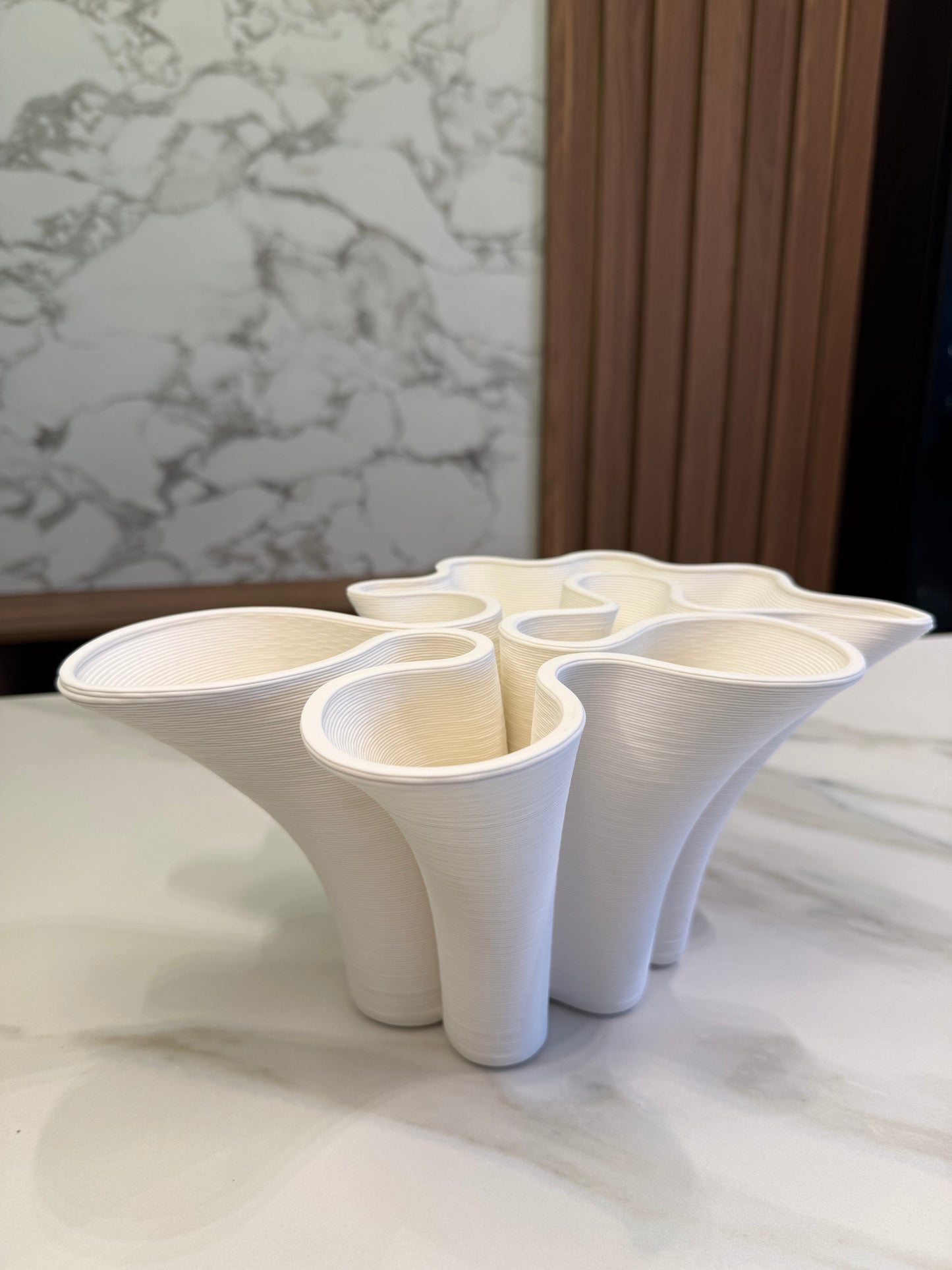 Merlin Living 3D Printing Nordic Vase - Medium Modern Decorative Home Accent