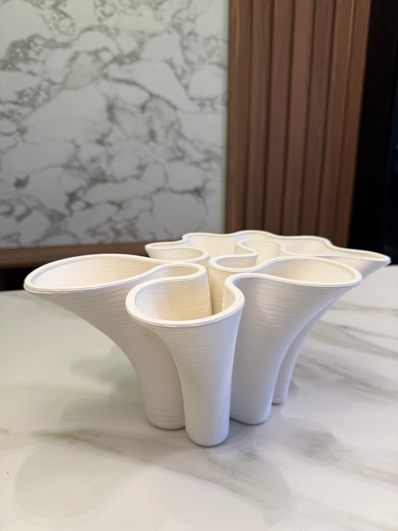 Merlin Living 3D Printing Nordic Vase - Medium Modern Decorative Home Accent