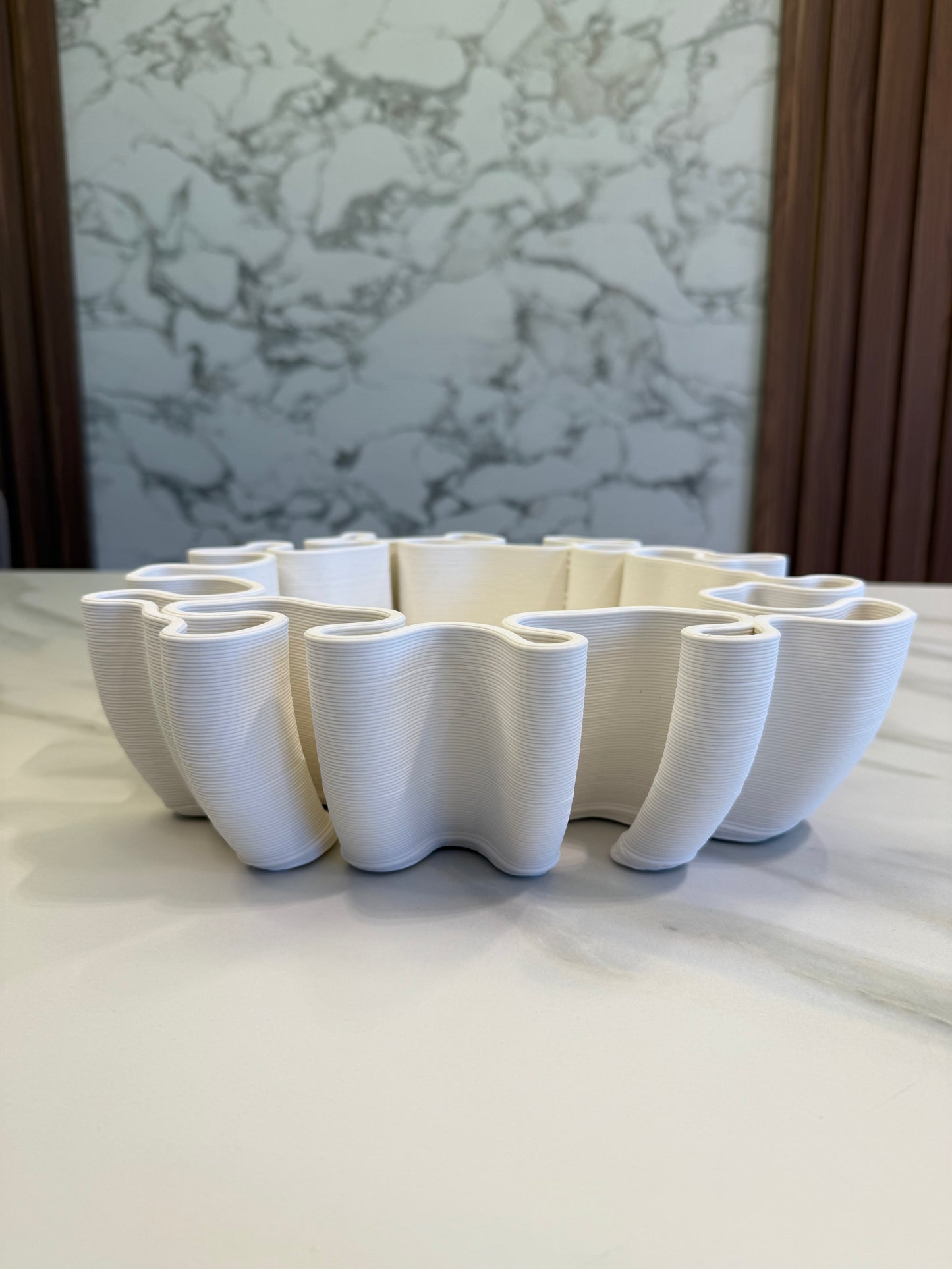 Merlin Living 3D Printing Nordic Vase - Small Modern Decorative Home Accent