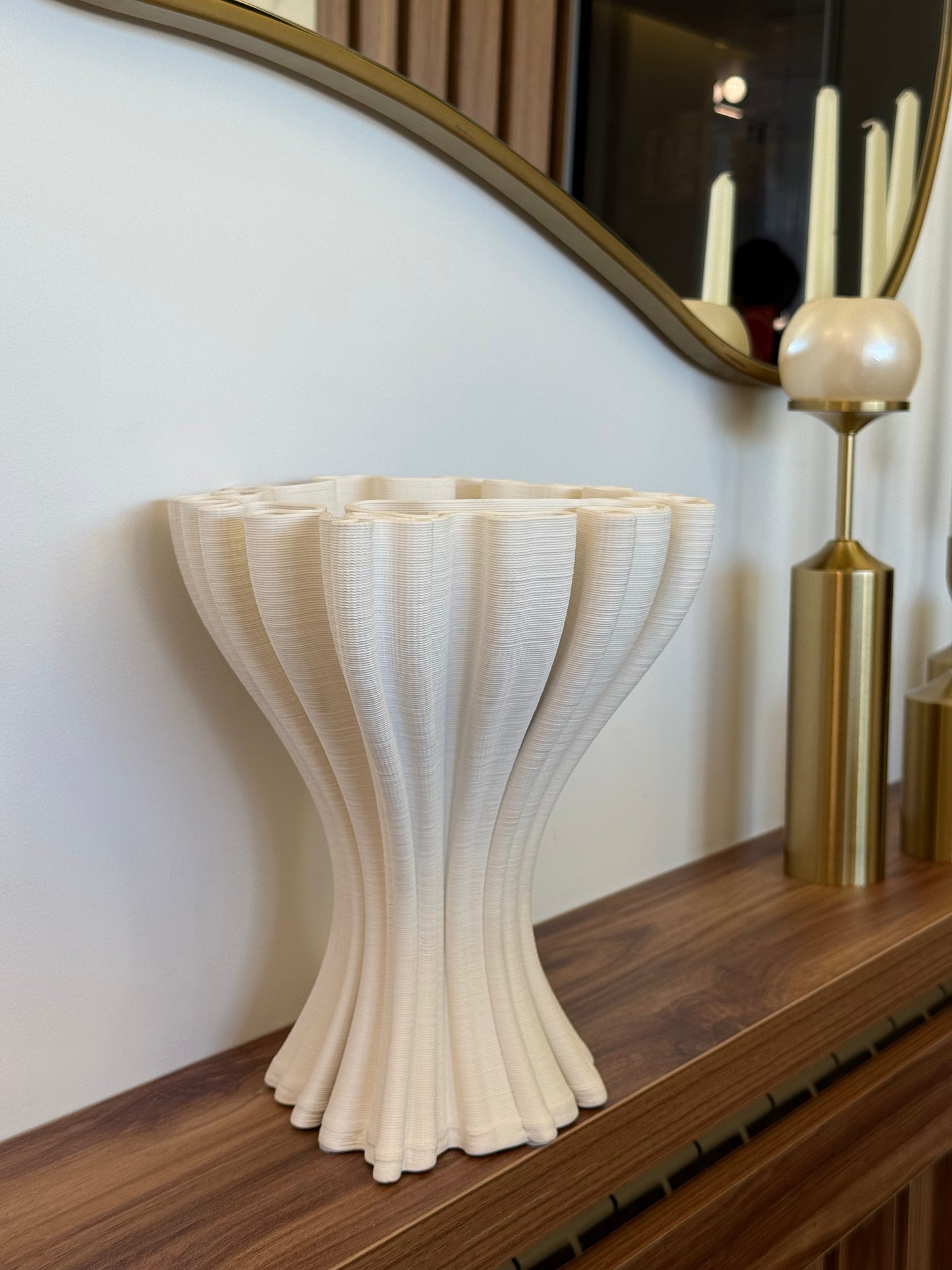 Living 3D Printing Nordic Vase - Large Modern Decorative Home Accent