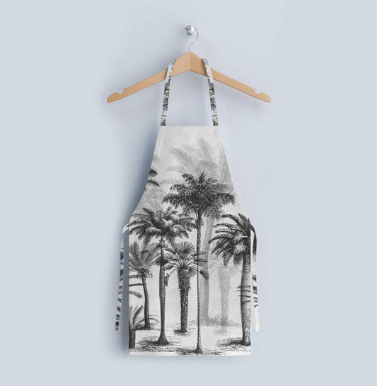 Black Palm Fine Linen Kitchen Apron