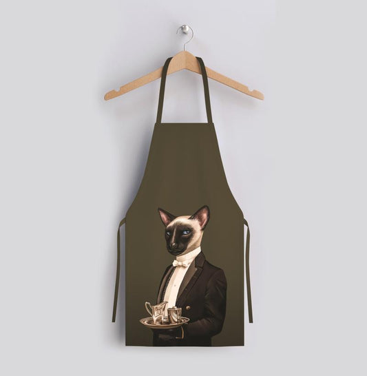 The Elegant Host: Mr. Cat Fine Linen Apron