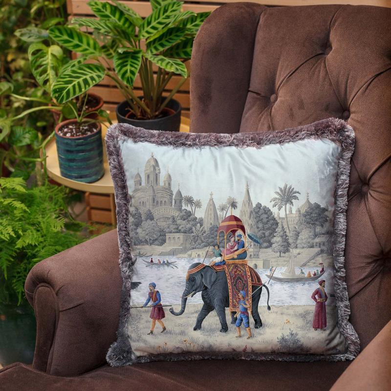Otantic View Velvet Cushion