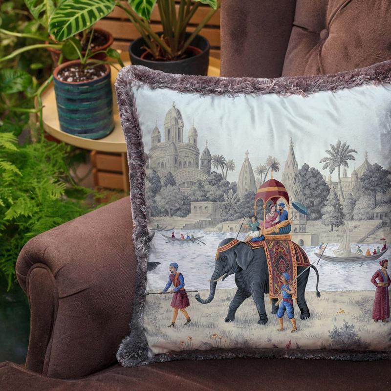Otantic View Velvet Cushion