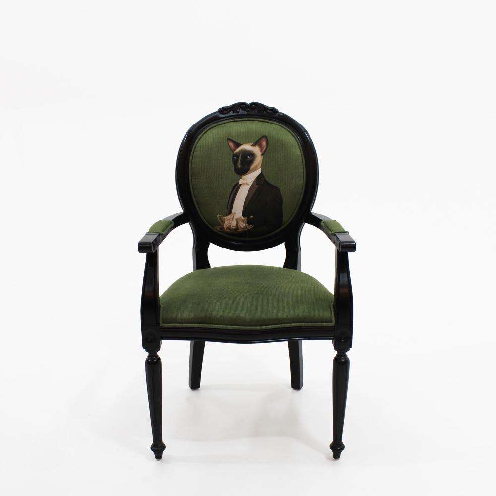 The Elegant Attendant: Mr. Cat Madam Armchair