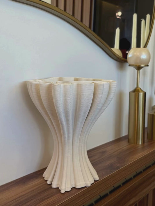 Living 3D Printing Nordic Vase - Large Modern Decorative Home Accent